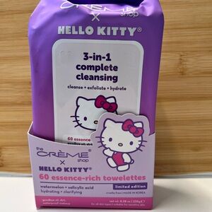 Crème x Hello Kitty 3-in-1 Cleansing Towelettes